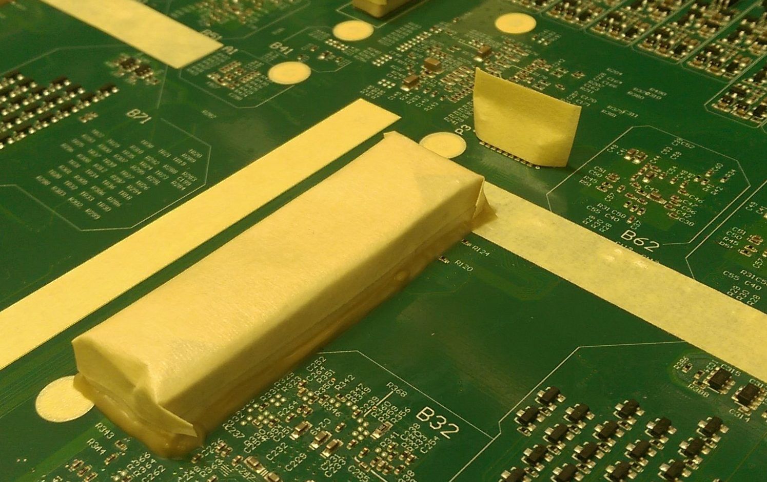 Can I use any type of masking tape or dot in my conformal coating process?