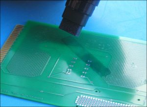 DynePentestingsurfaceenergyofcircuitboardbeforeconformalcoating