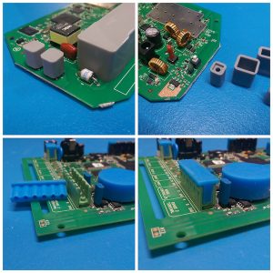 Examples of conformal coating masking boots