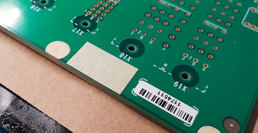 Our conformal coating masking dots are available in a range of sizes.