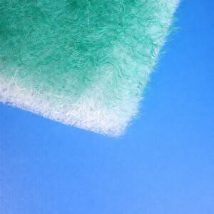 Green and white 700 × 500 mm spray booth filter designed for the SCH Services CB100 conformal coating spray booth