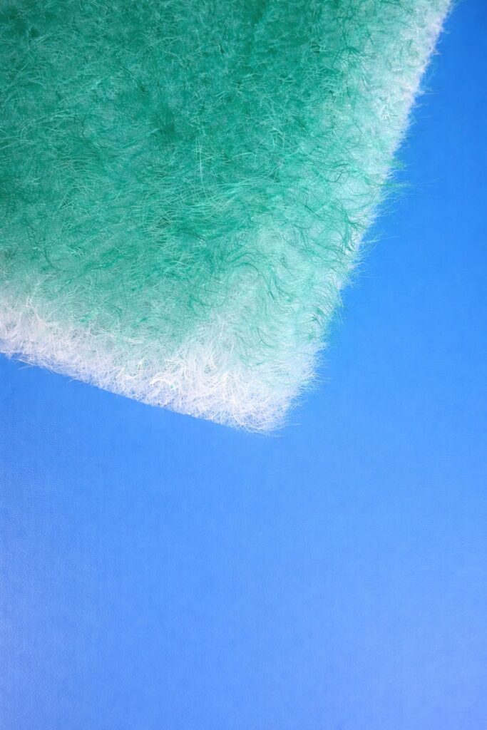 Green and white 700 × 500 mm spray booth filter designed for the SCH Services CB100 conformal coating spray booth