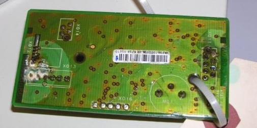 Conformal coating corrosion and ionic contamination defects on PCB under inspection